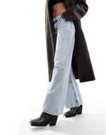 Relax leather toe-clip western boots in black burnish